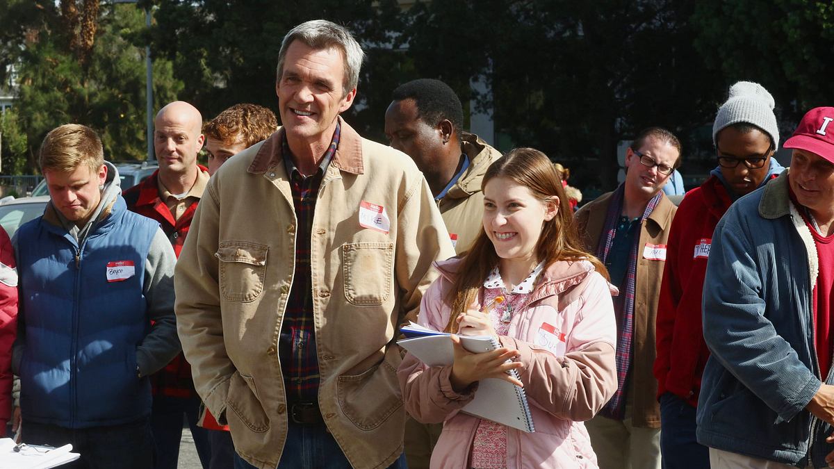 the middle