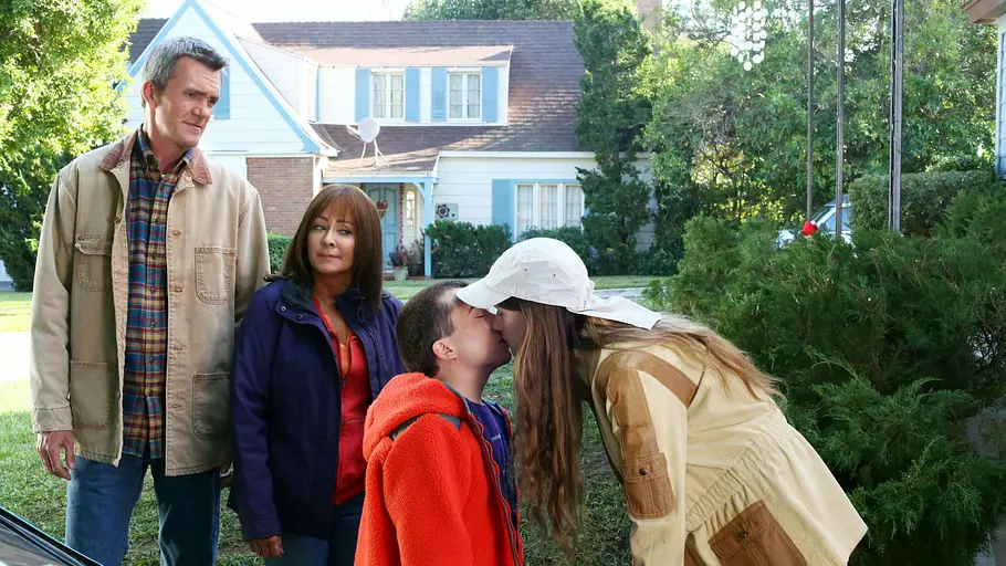 the middle