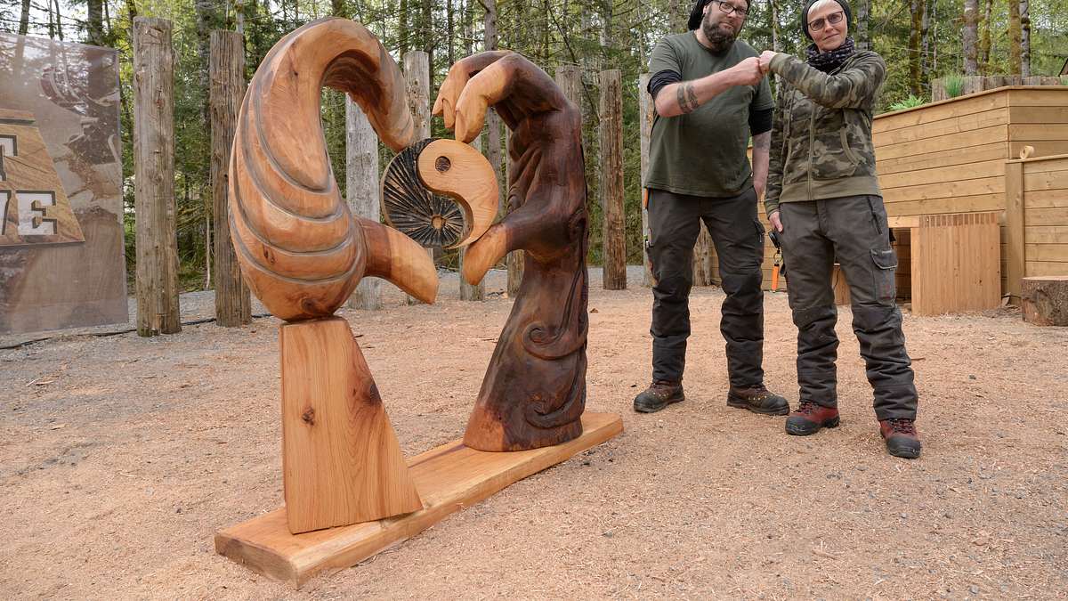 wettkampf der kettensägen