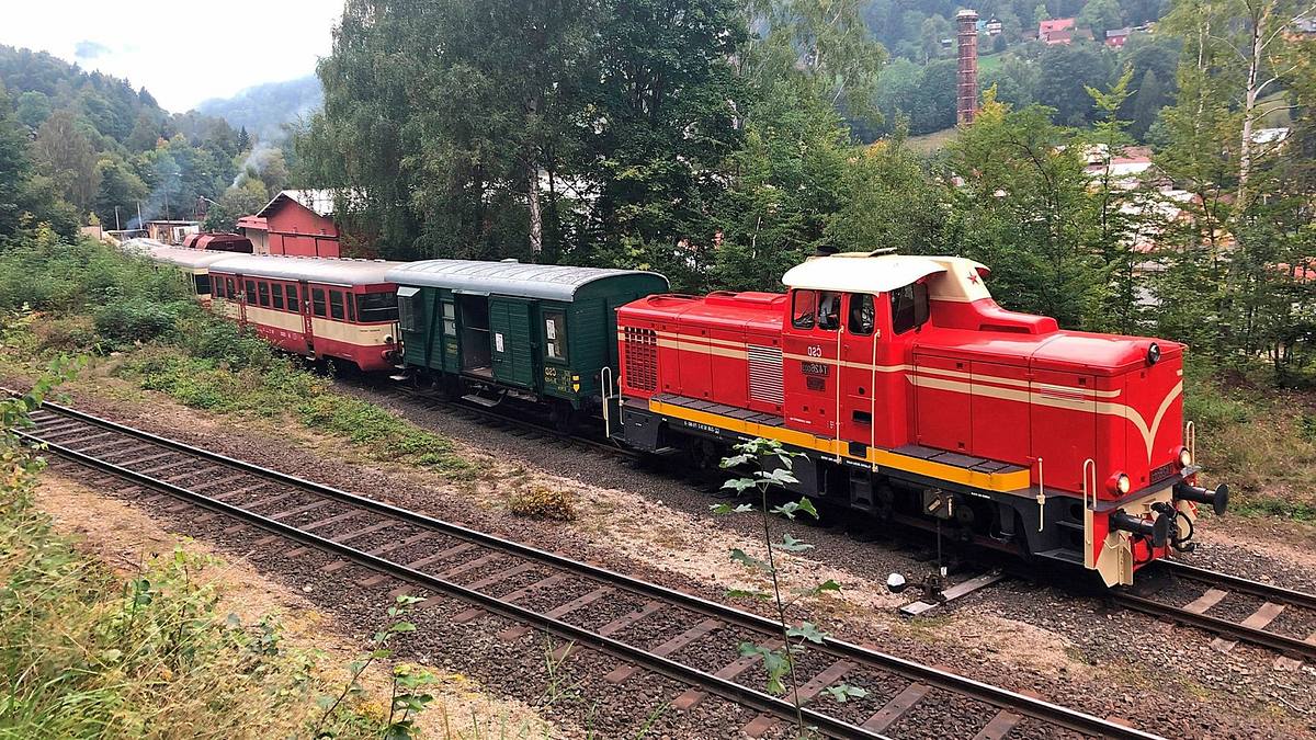 mit dem zug ...