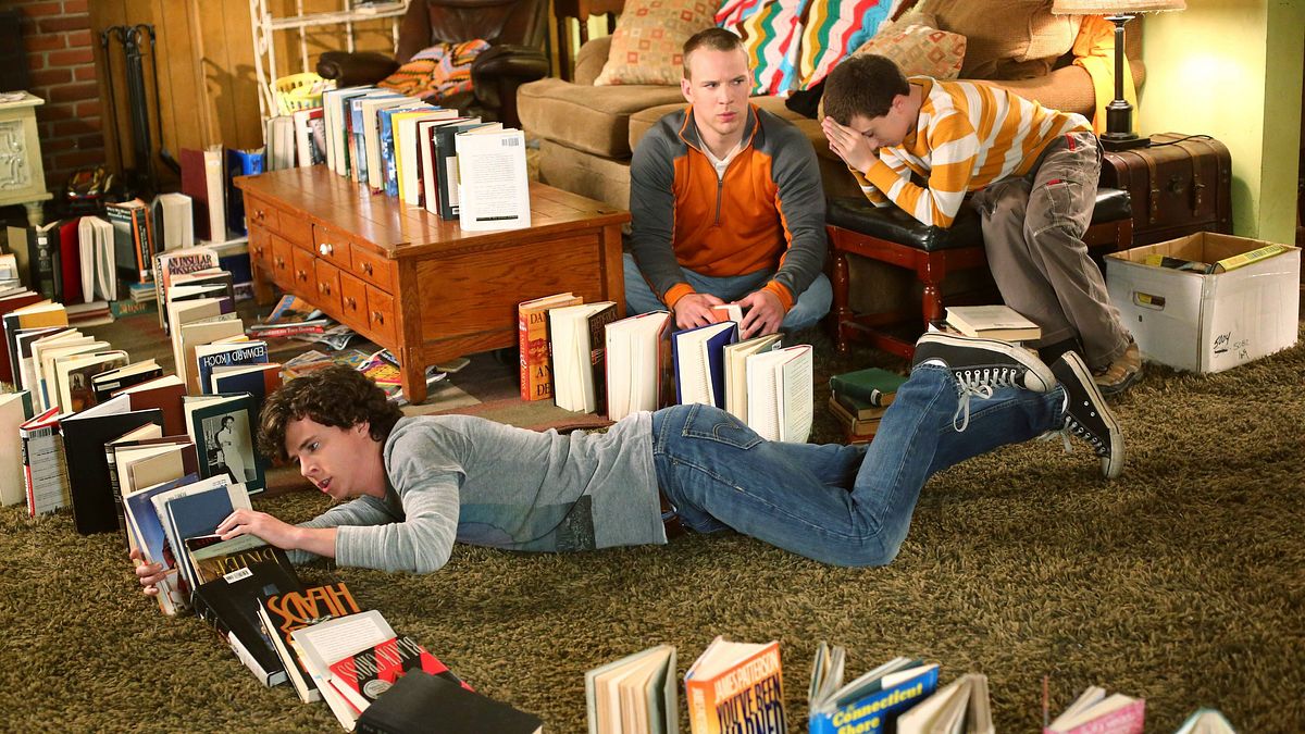 the middle