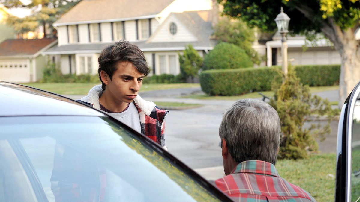the middle