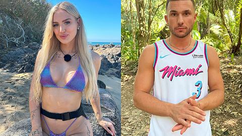 Die Ex on the Beach-Kanidat:innen Edda und Paddy posieren - Foto: Collage: RTL