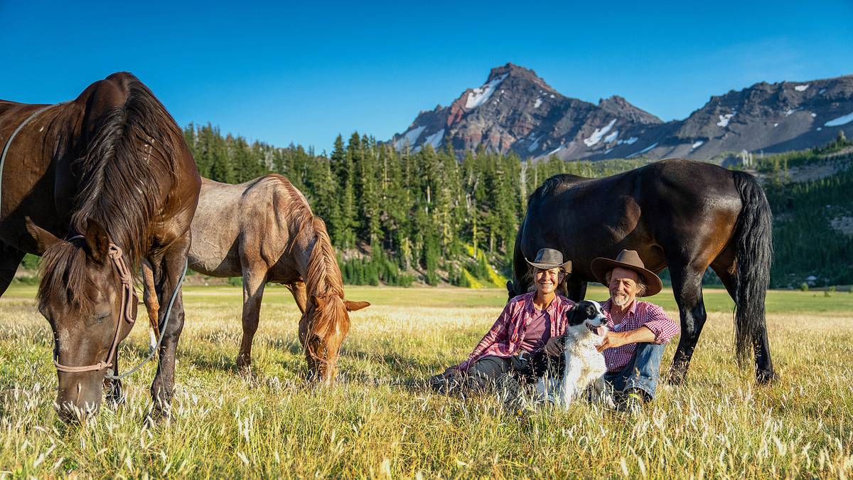 reiten ins abenteuer - mit vier mustangs durch den wilden westen
