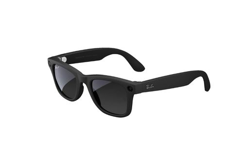 Ray-Ban Meta Wayfarer, Matt Schwarz Large, polarisiert Graphitgrau, AI Glasses