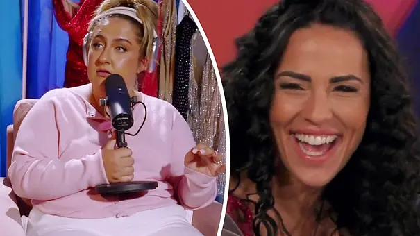 Selfiesandra guckt geschockt. Elena Miras lacht. - Foto: RTL Selfiesandra guckt geschockt. Elena Miras lacht. - Foto: RTL