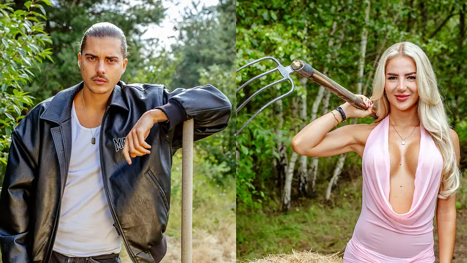 Tim Kühnel und Emma Fernlund Tim Kühnel und Emma Fernlund bei der Reality-Show Der Promihof