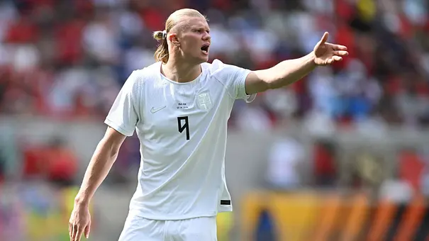 Erling Haaland beim letzten Testspiel für Norwegen vor der WM 2026 - Foto: IMAGO / ZUMA Press