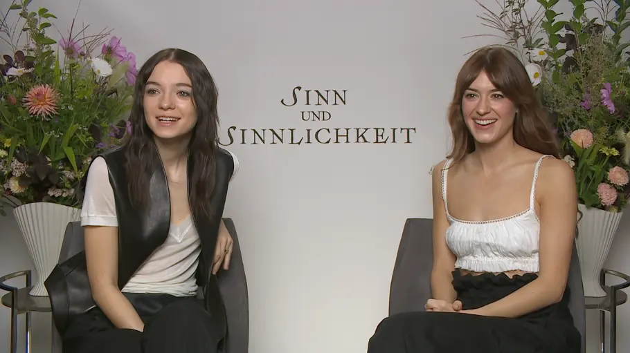 Esmé Creed-Miles und Daisy Edgar-Jones im Interview zu „Sinn und Sinnlichkeit“.