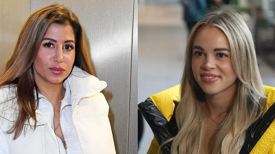 Eva Benetatou und Annelie Henze: Patrick Romers Freundin wird deutlich Collage von Eva Benetatou und Annelie Henze