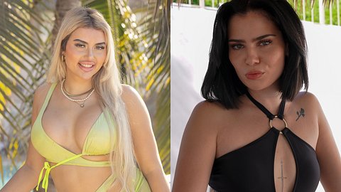 „Ex on the Beach“ Jenny und Linda - Foto: Collage: RTL / Frank Fastner, RTL / Friederike Jacobitz