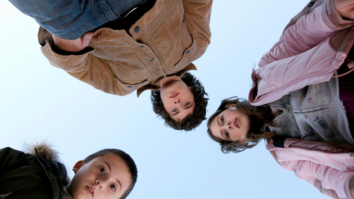 the middle