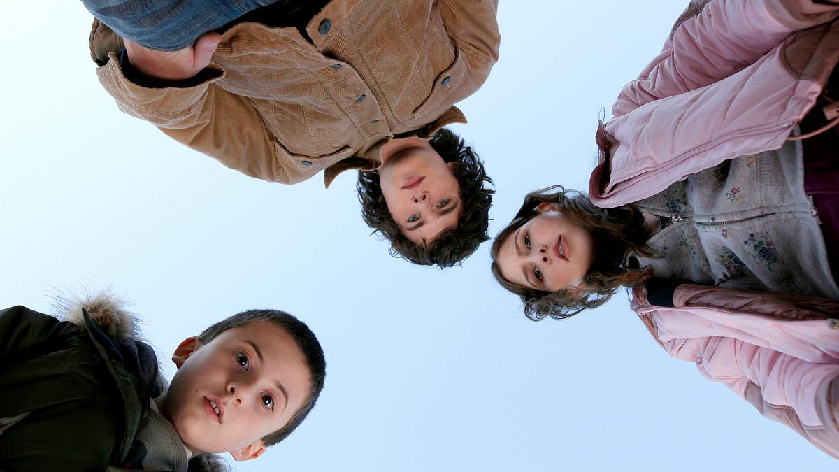 the middle