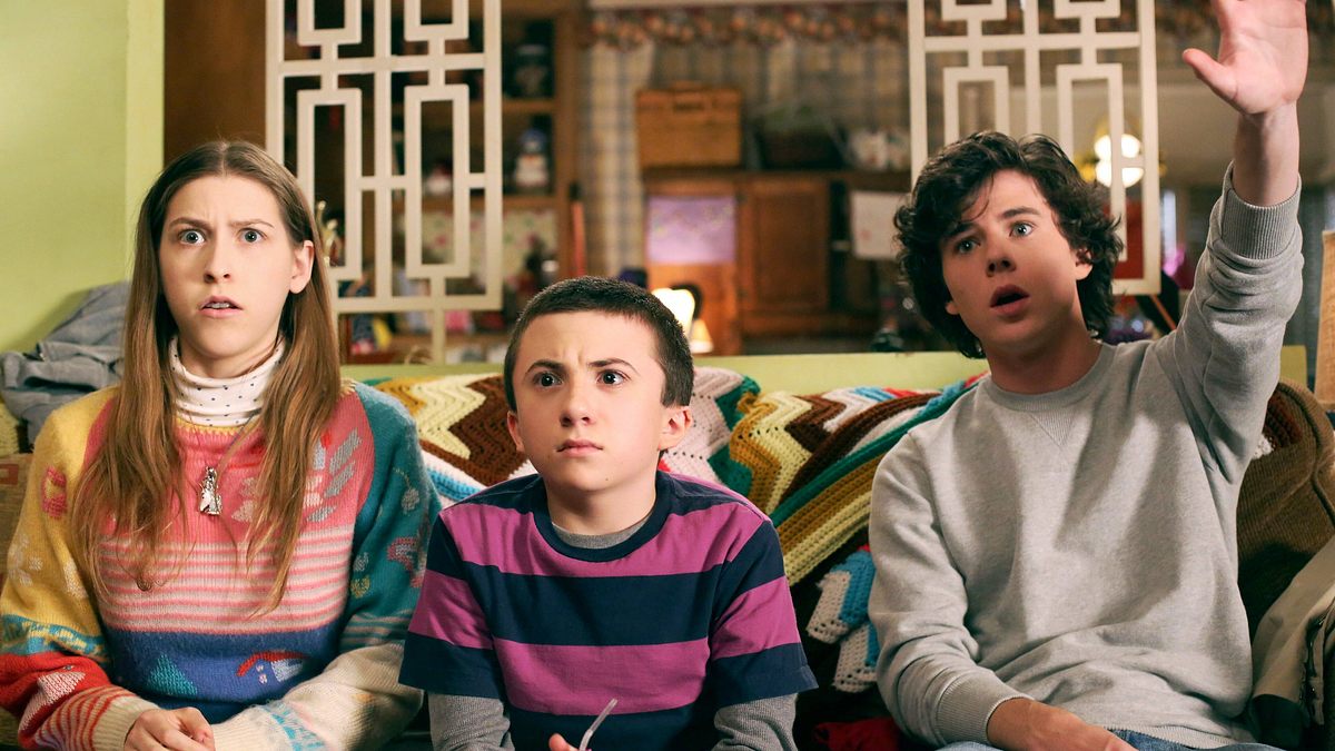 the middle
