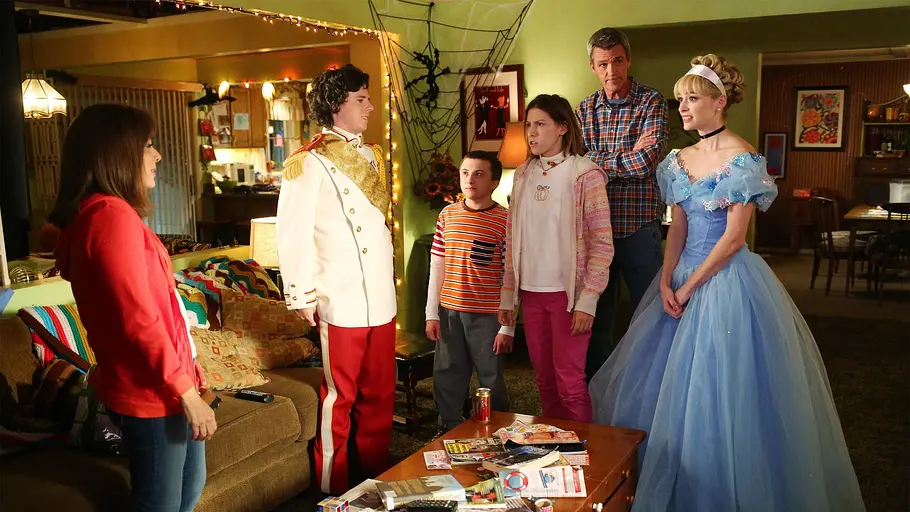 the middle