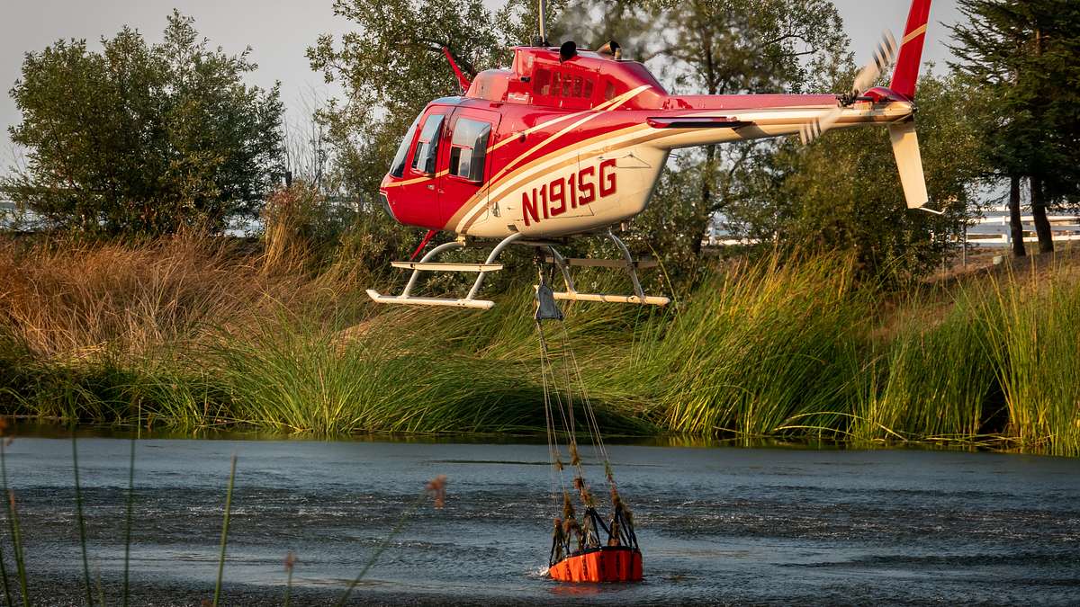 cal fire - feueralarm in kalifornien