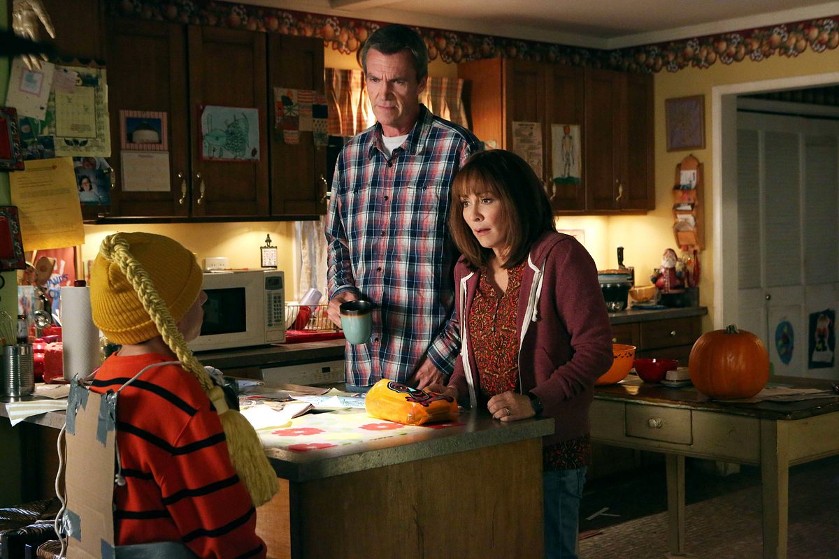 the middle