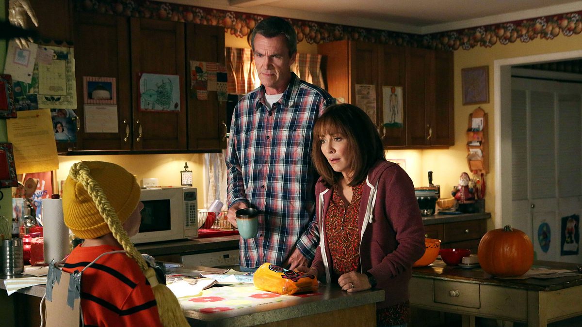 the middle