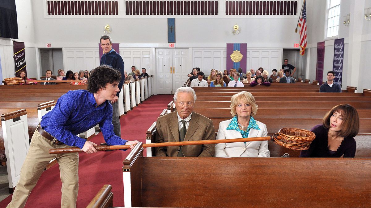 the middle