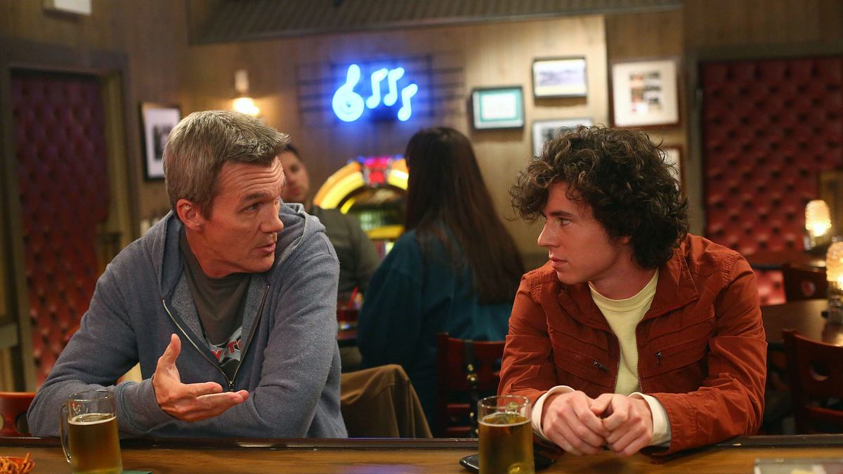 the middle