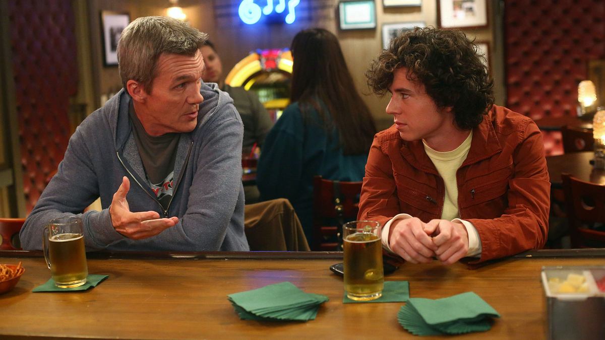 the middle
