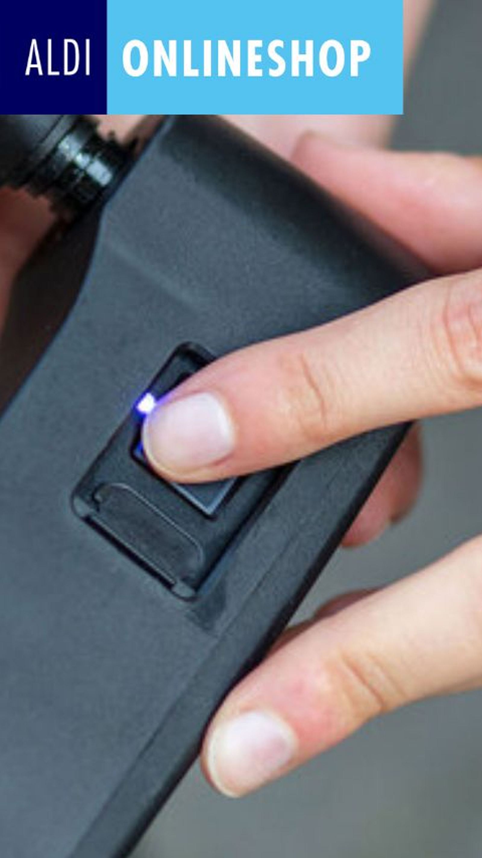 Hightech-Schutz fr dein Fahrrad: Bgelschloss mit Fingerabdruck-Sensor bei  ALDI im Angebot
