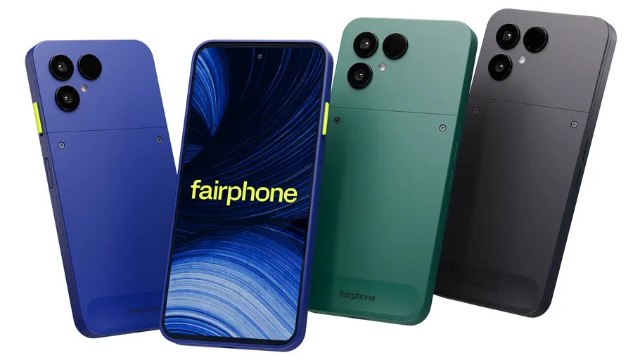 Das Fairphone 6+ in aller Pracht und allen Farben
