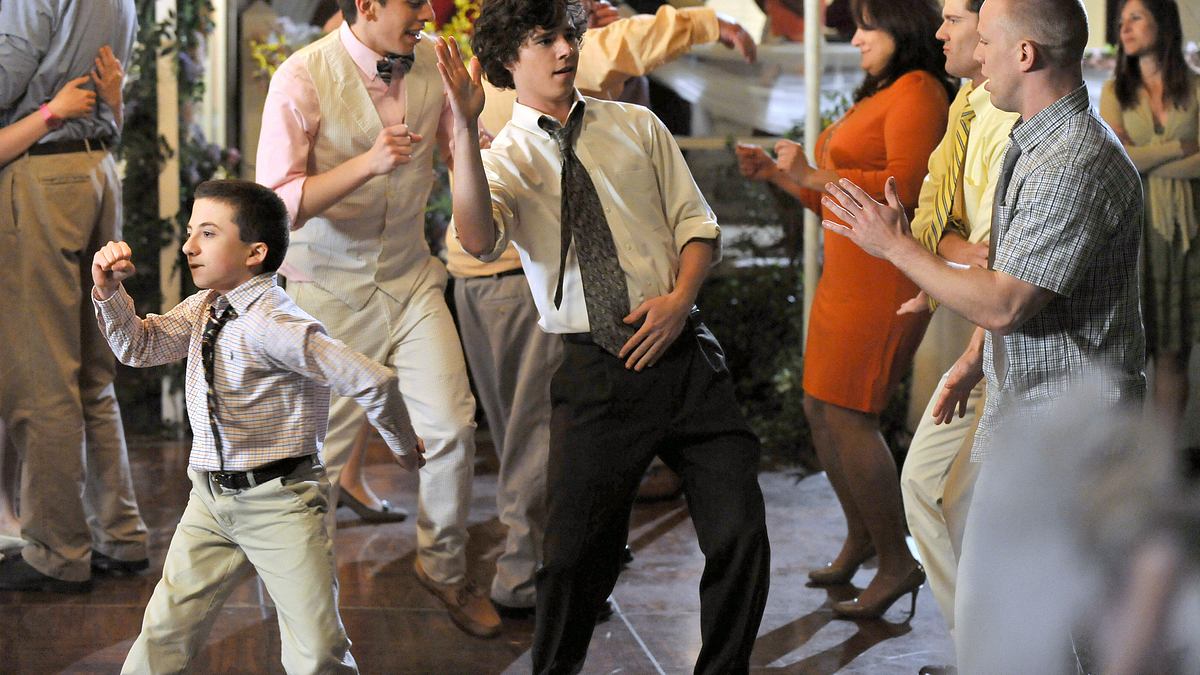 the middle