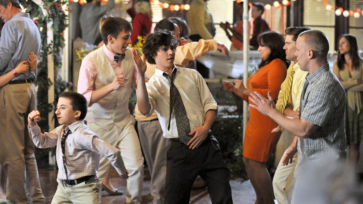 the middle