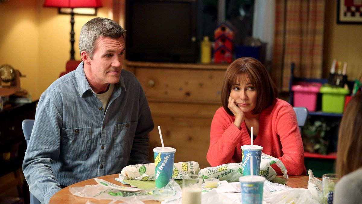 the middle