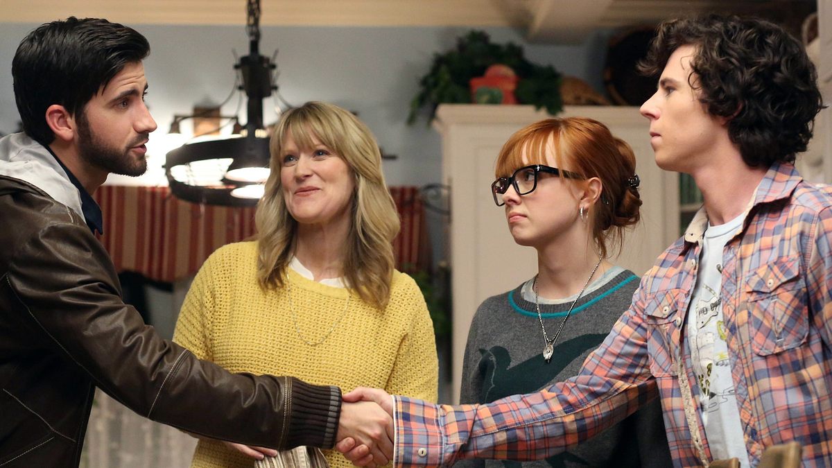 the middle