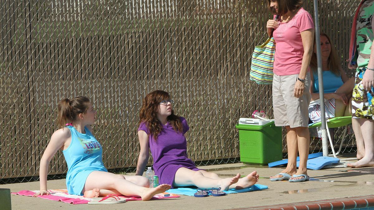 the middle