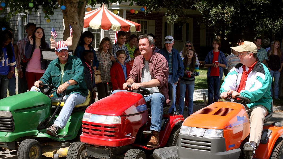 the middle