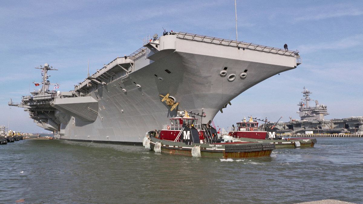 carrier strike group 8 - manöver auf hoher see