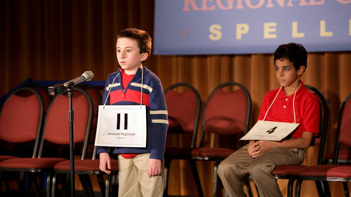 the middle