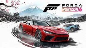 Das Key-Art zu Forza Horizon 6 zeigt Autos vor dem Mount Fuji - Foto: Xbox / Playground Games