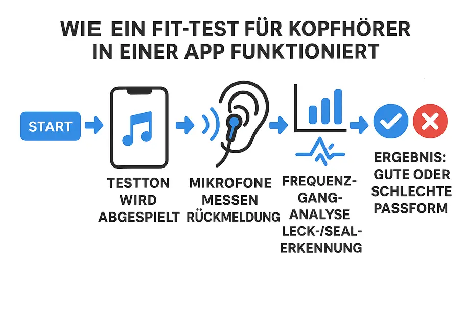 Fit Test für Kopfhörer