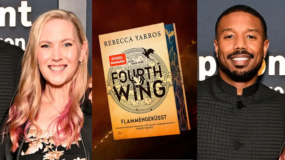Rebecca Yarros und Michael B. Jordan Rebecca Yarros und Michael B. Jordan arbeiten an der „Fourth Wing“-Serie.