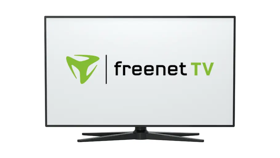 freenet-TV-Logo auf Smart-TV-Bildschirm