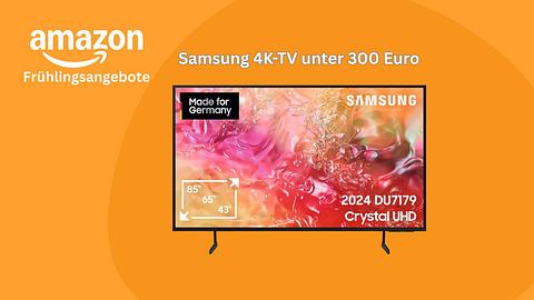 Samsung 4K-TV unter 300 Euro: Amazon Frühlingsangebote mit Wahnsinns-Rabatt - Foto: TVMovie / PR