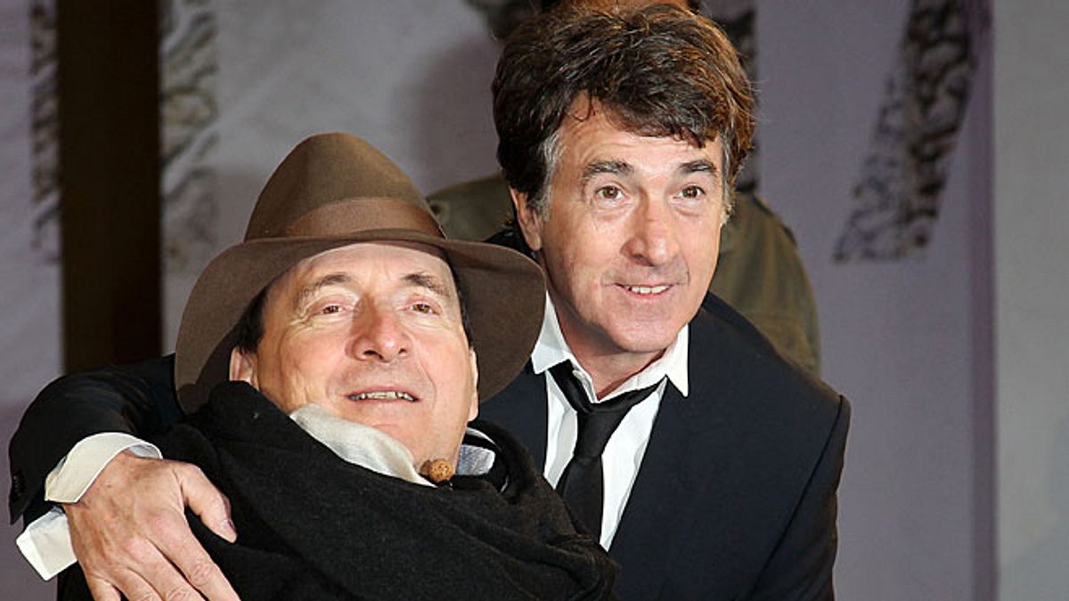 Philippe Pozzo di Borgo mit Schauspieler François Cluzet