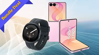 Galaxy Z Flip8 & Watch9 BT im Bundle-Angebot - Foto: Samsung/TVM Galaxy Z Flip8 & Watch9 BT im Bundle-Angebot - Foto: Samsung/TVM