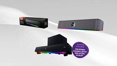 Gaming Soundbars mit RGB-Beleuchtung - Foto: TVMovie / PR