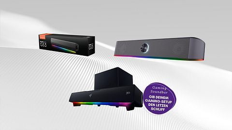 Gaming Soundbars mit RGB-Beleuchtung - Foto: TVMovie / PR
