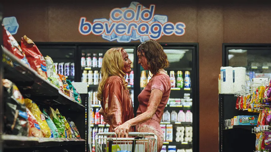 Teenage Sex and Death at Camp Miasma. Billy und Kris schmachten sich in einer Tankstelle an.