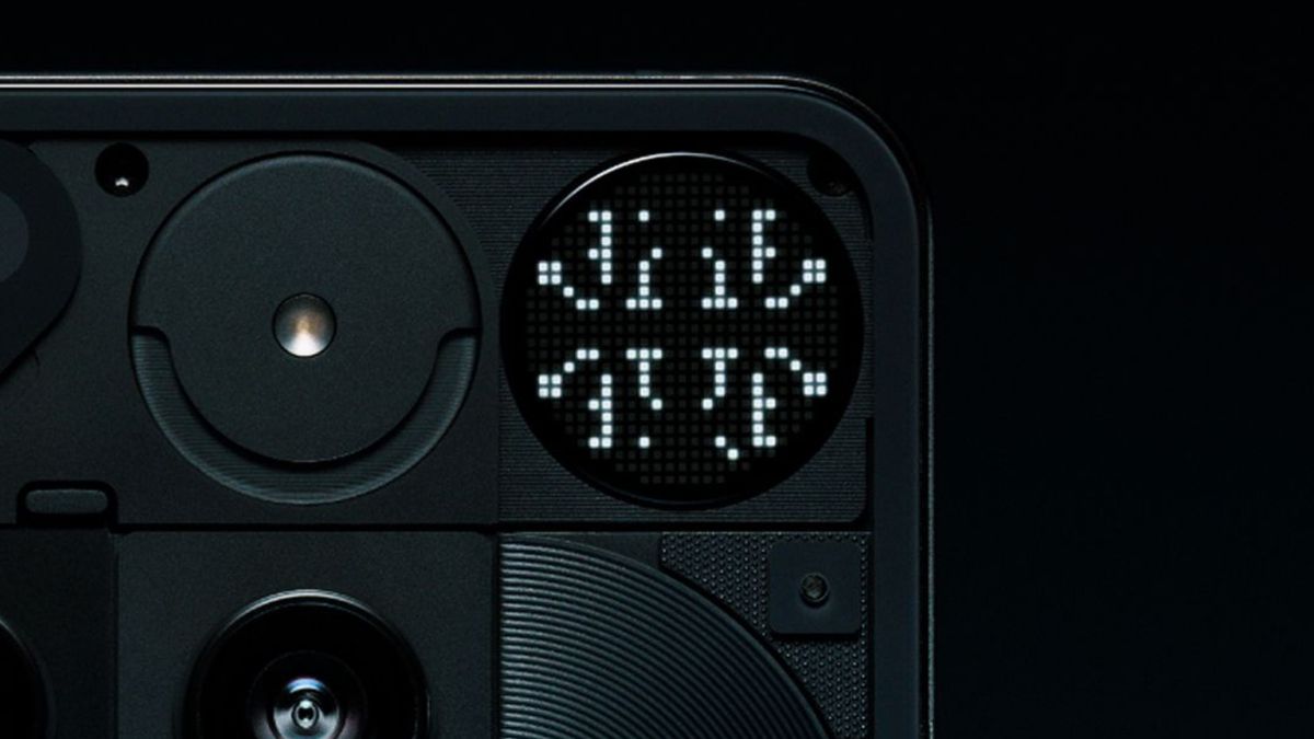 Die Rückseite des Nothing Phone (3).