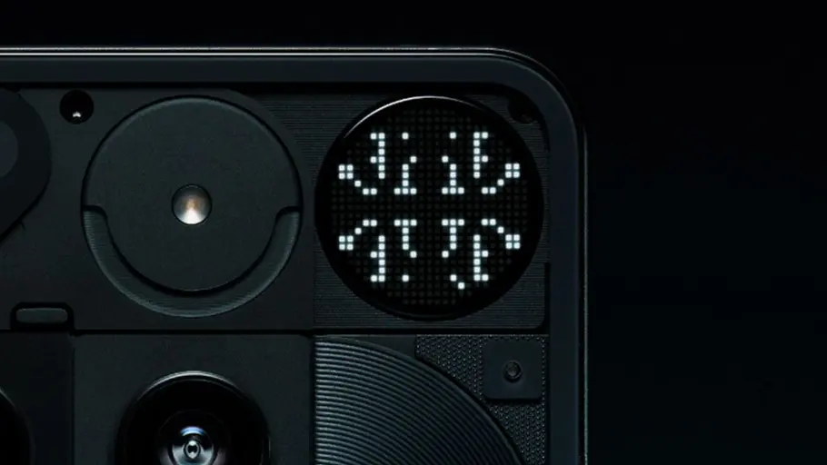 Die Rückseite des Nothing Phone (3).