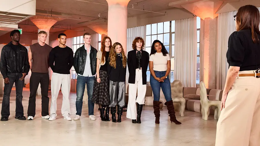 Die Models bei Casting für die Alpro-Kampagne.