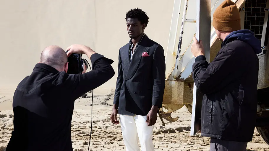 Ibo beim Harper’s-Bazaar-Covershooting.