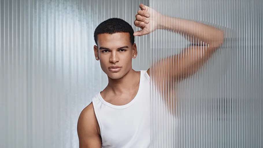 Porträt zeigt das GNTM-Model Boureima.